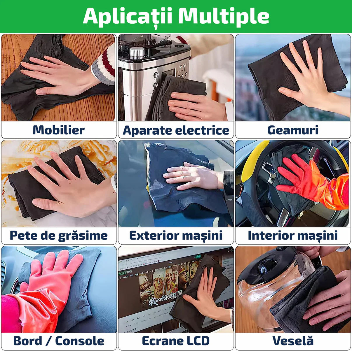 Laveta Minune din Microfibră (Set de 5 Bucăți)