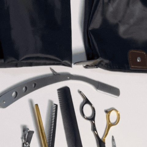 Foarfece Profesionale de Tuns și Filat - Set de 11 piese