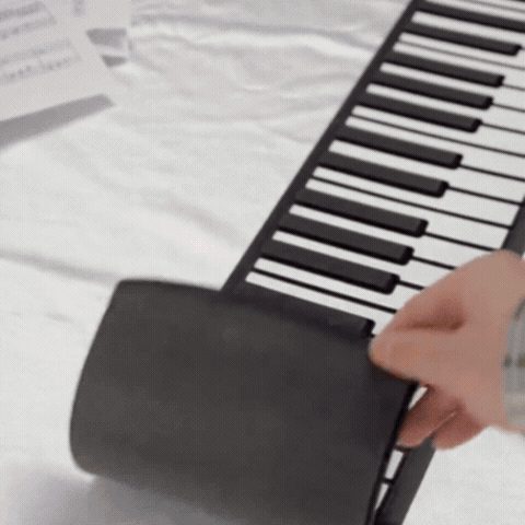 Pian Portabil cu Tastatură din Silicon