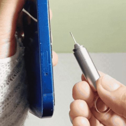 Breloc 2-în-1 cu Ac Extractor SIM și Perie de Curățare pentru Telefon