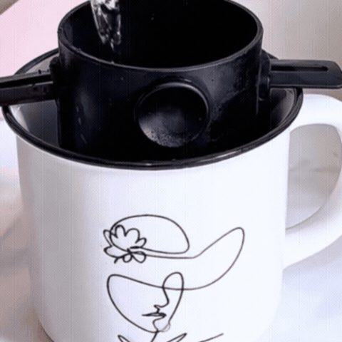 Filtru Portabil de Cafea din Oțel Inoxidabil