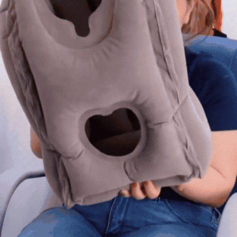 Pernă Ergonomică Gonflabilă pentru Călătorii