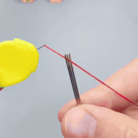 Set de 3 Dispozitive de Înfilat Ață pentru Cusut, Compatibil cu Mașinile de Cusut