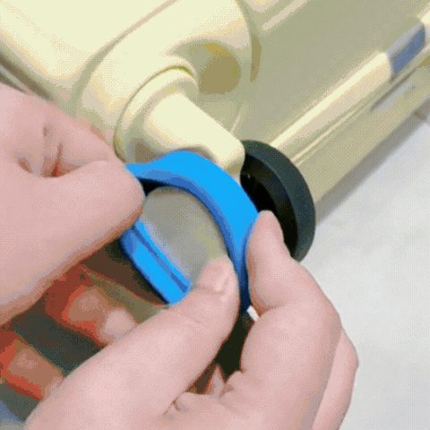 Set 8 Protecții pentru Roți de Valiză cu Absorbție de Șoc