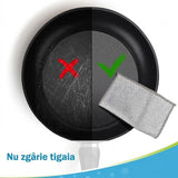 Lavetă abrazivă din plasă argintie, set 10 bucăți