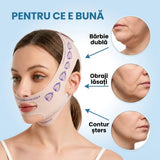 Pentru ce e bună banda Korean: bărbie dublă, obraji lăsați, contur