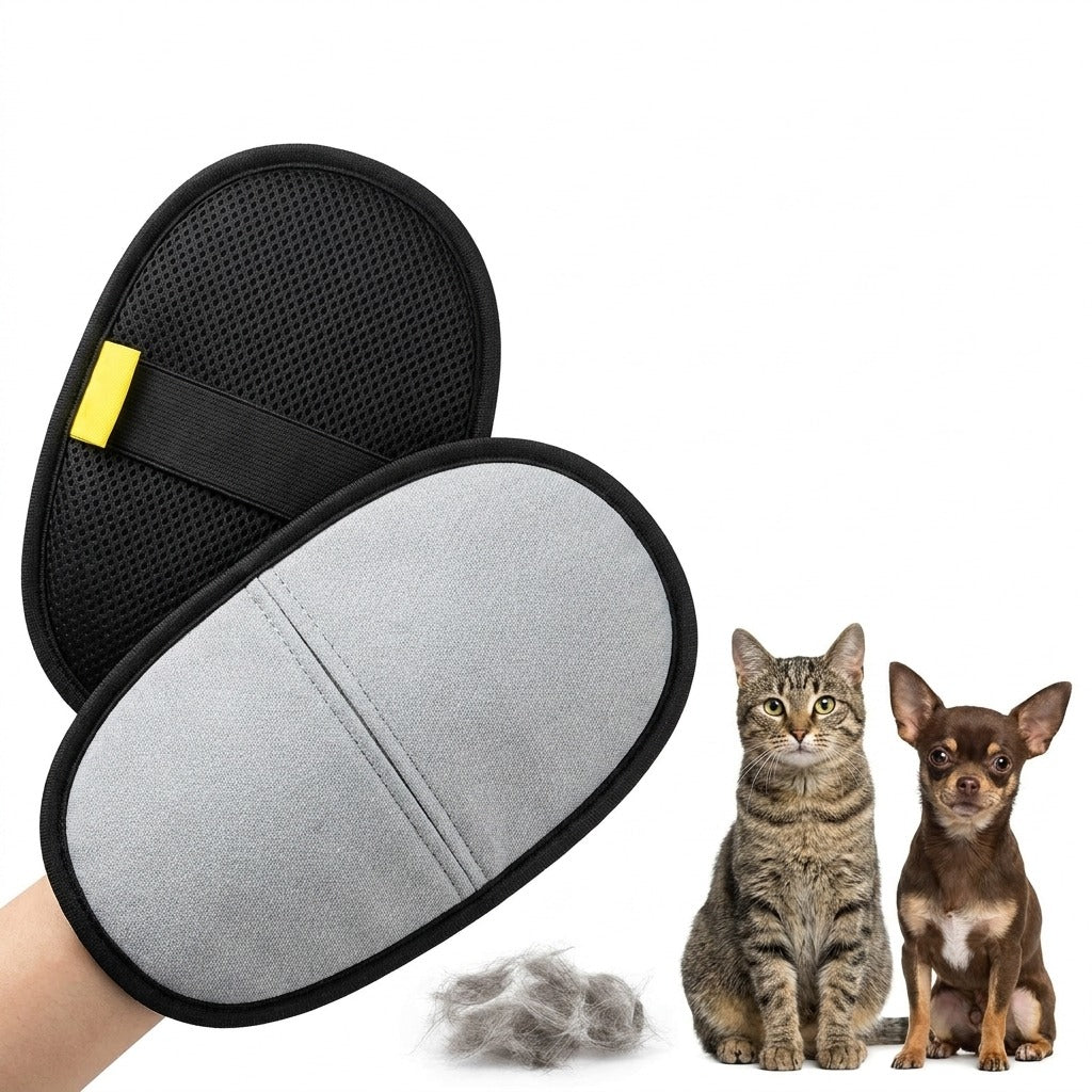 Mănusa Magică™ – Îndepărtează părul de animale de pe orice suprafată
