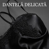 Set 5 pijamale din satin cu dantelă