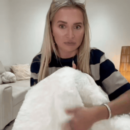 Covor Pufos Luxury – Alb Crem, Moale și Călduros