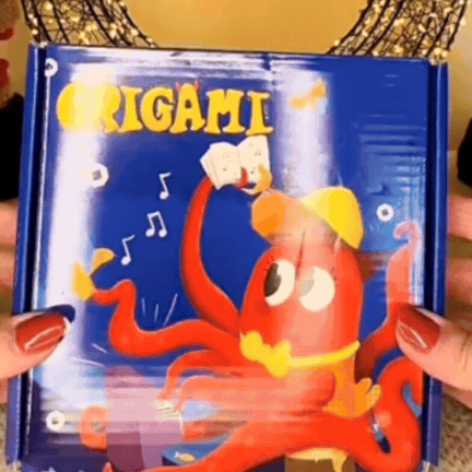 Set Creativ Origami pentru Copii cu 108 Foi Colorate
